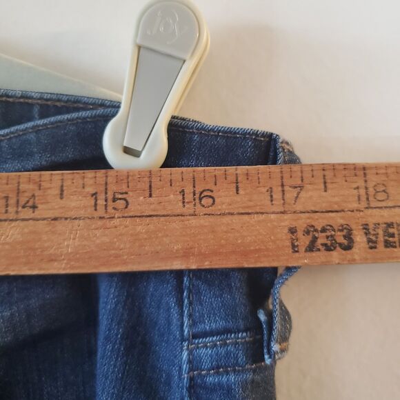 Paige Mens Jeans Federal Straight Stretch Denim Blue Tag 33 measured Size 34x32 - Picture 8 of 9